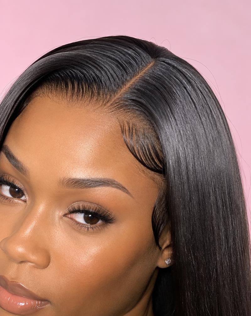 Sleek wig install with a flawless hairline